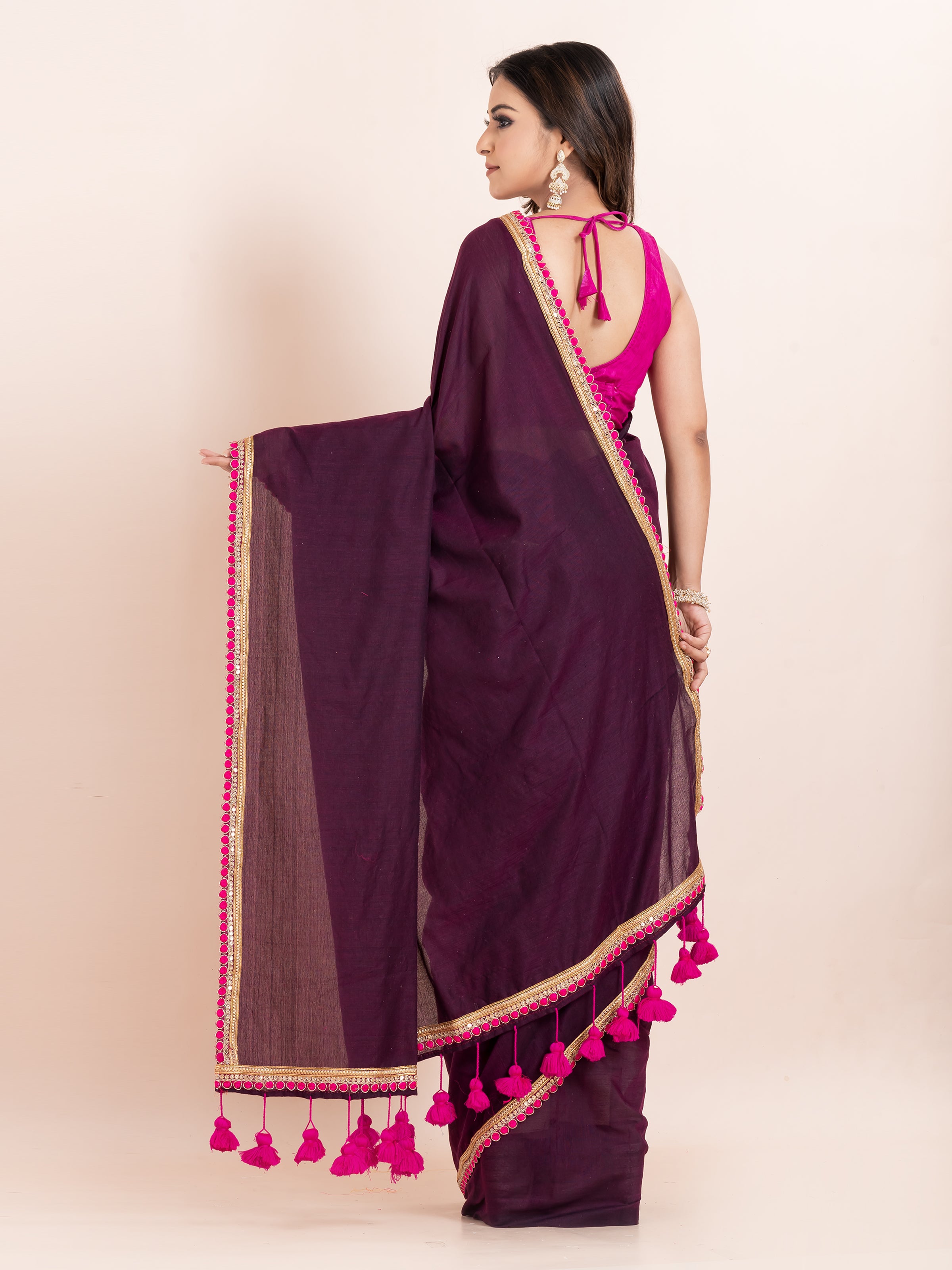 Khadi cotton saree