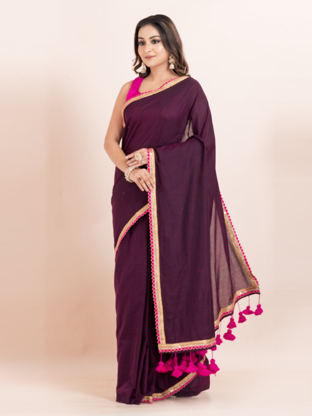 Khadi cotton saree