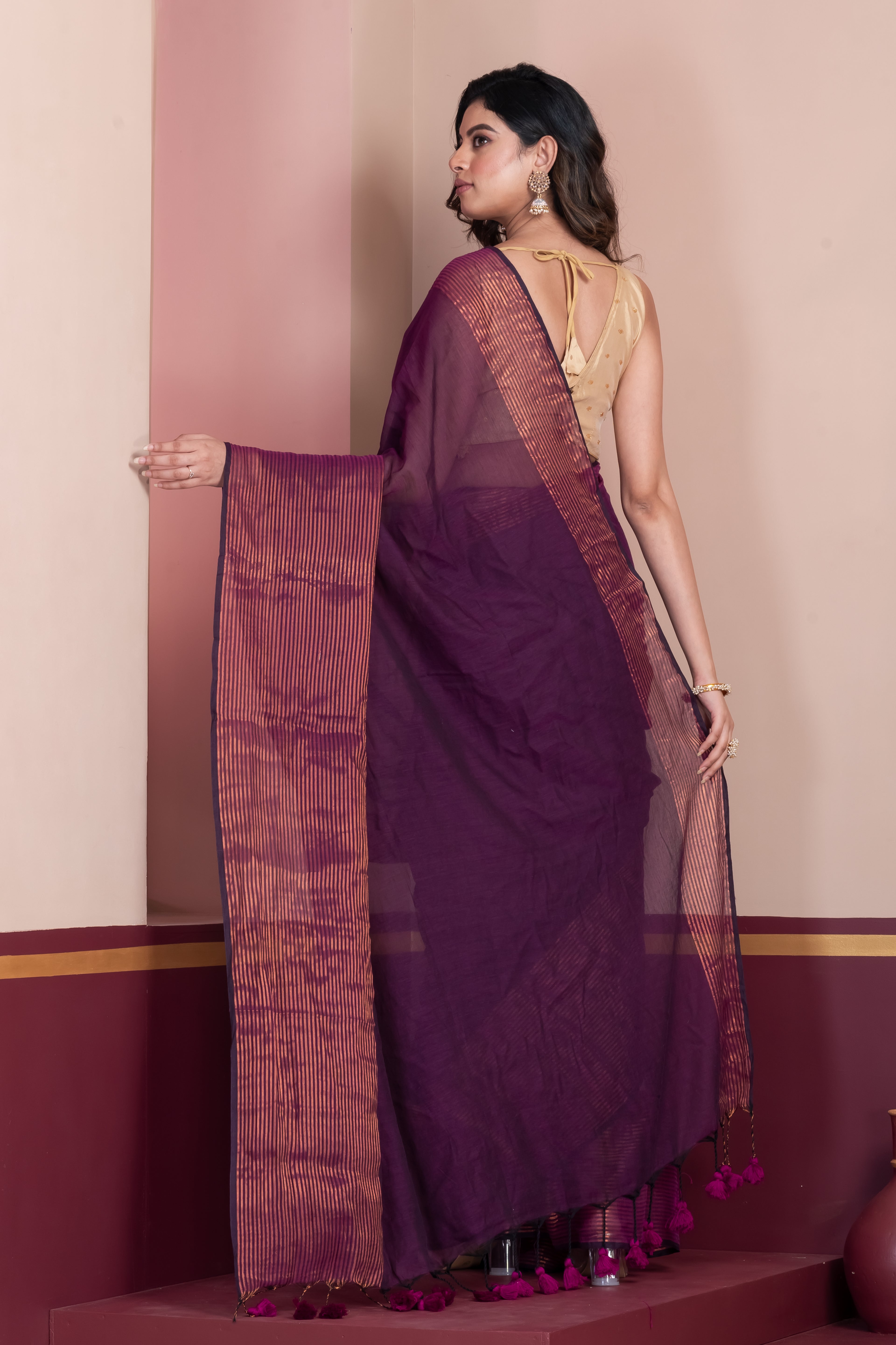 Mulcotton saree