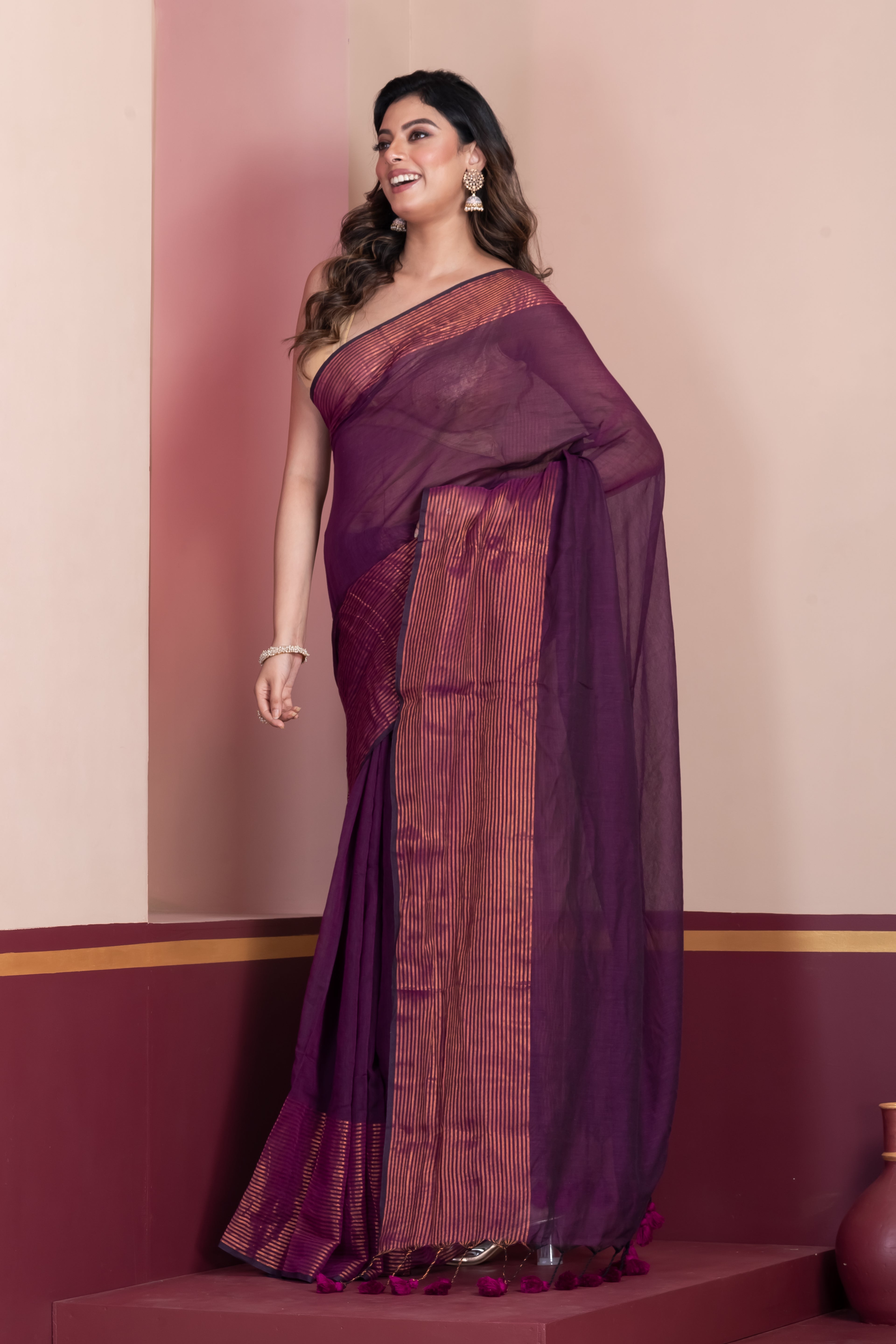 Mulcotton saree