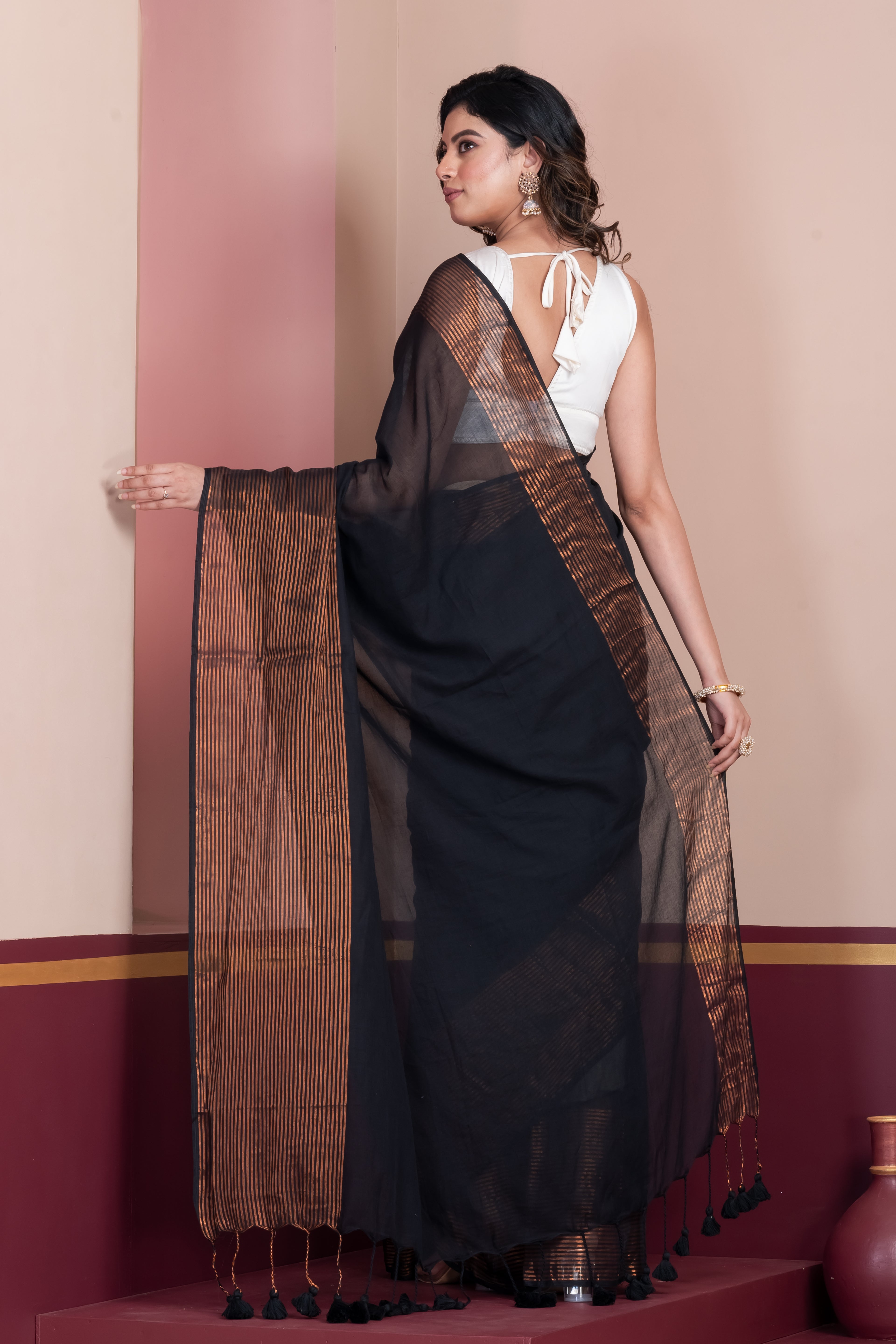 Mulcotton saree