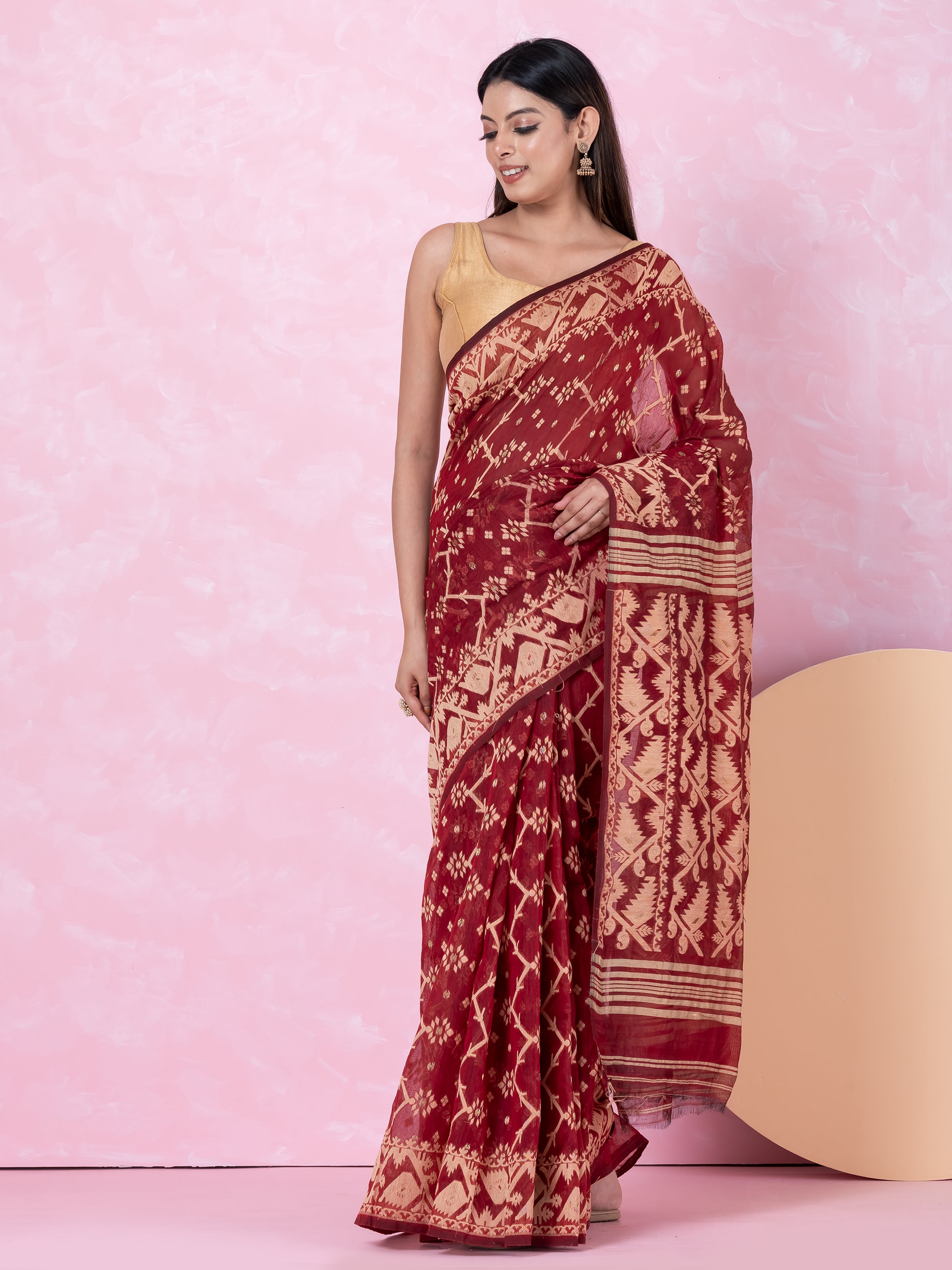 Jamdani saree.