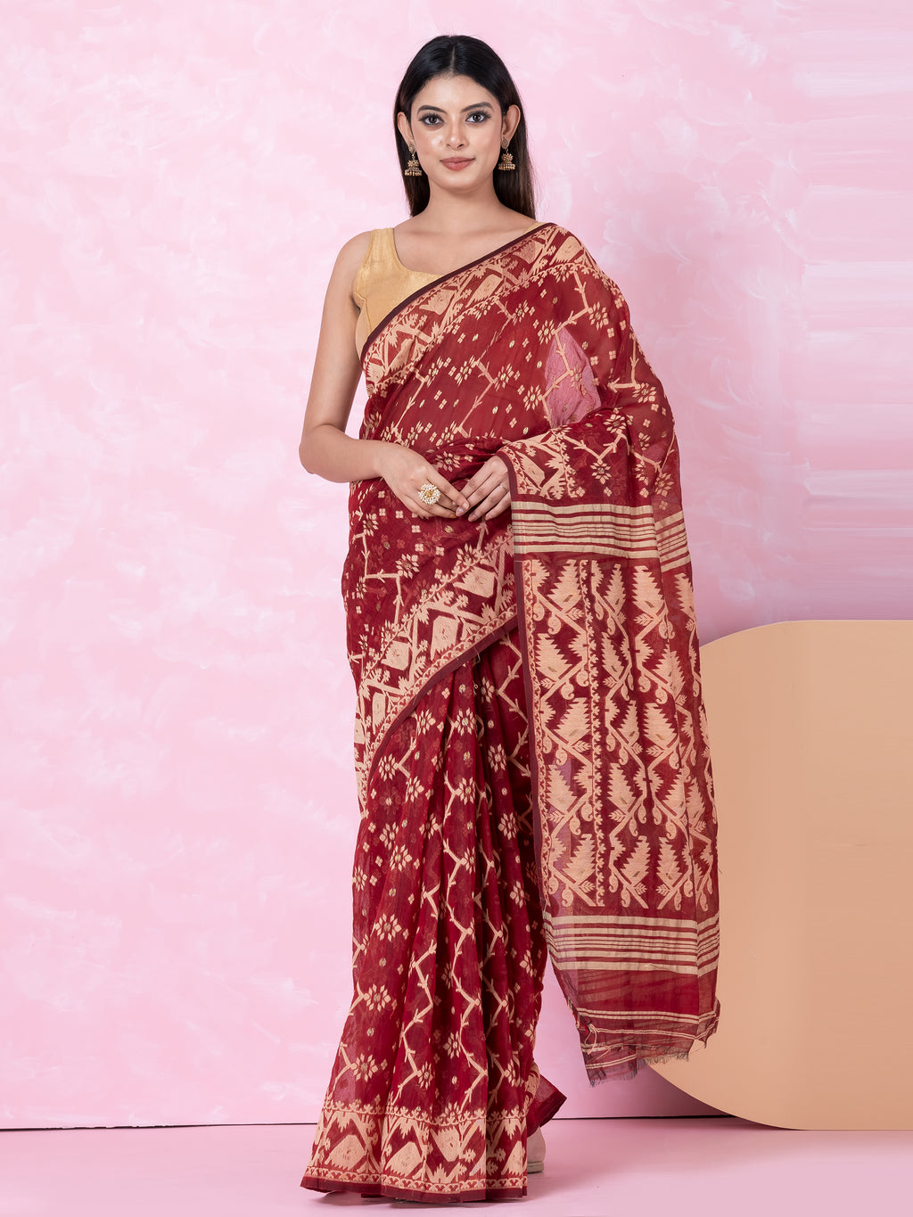 Jamdani saree.
