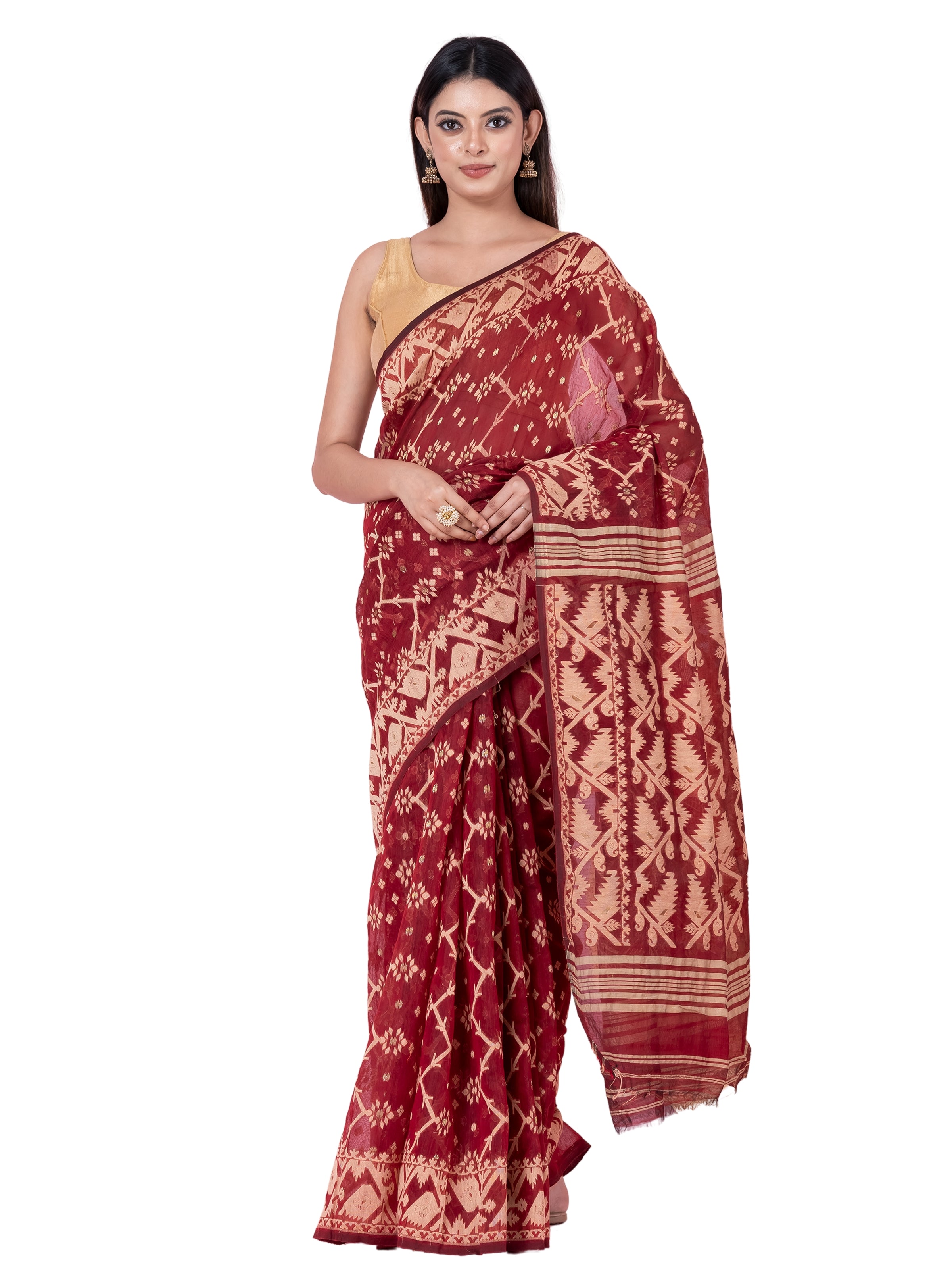 Jamdani saree.