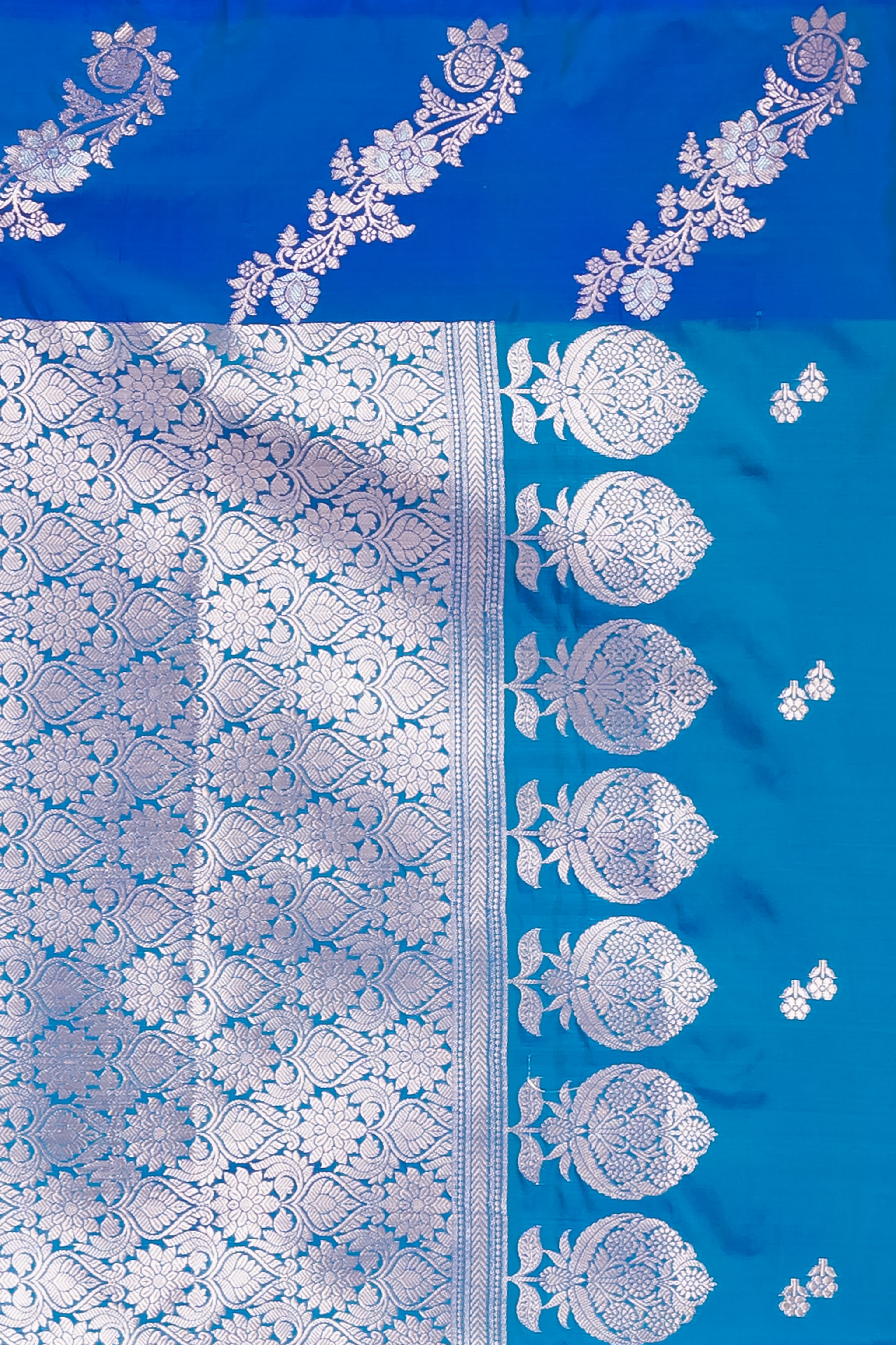 Benarasi raw mango silk saree.