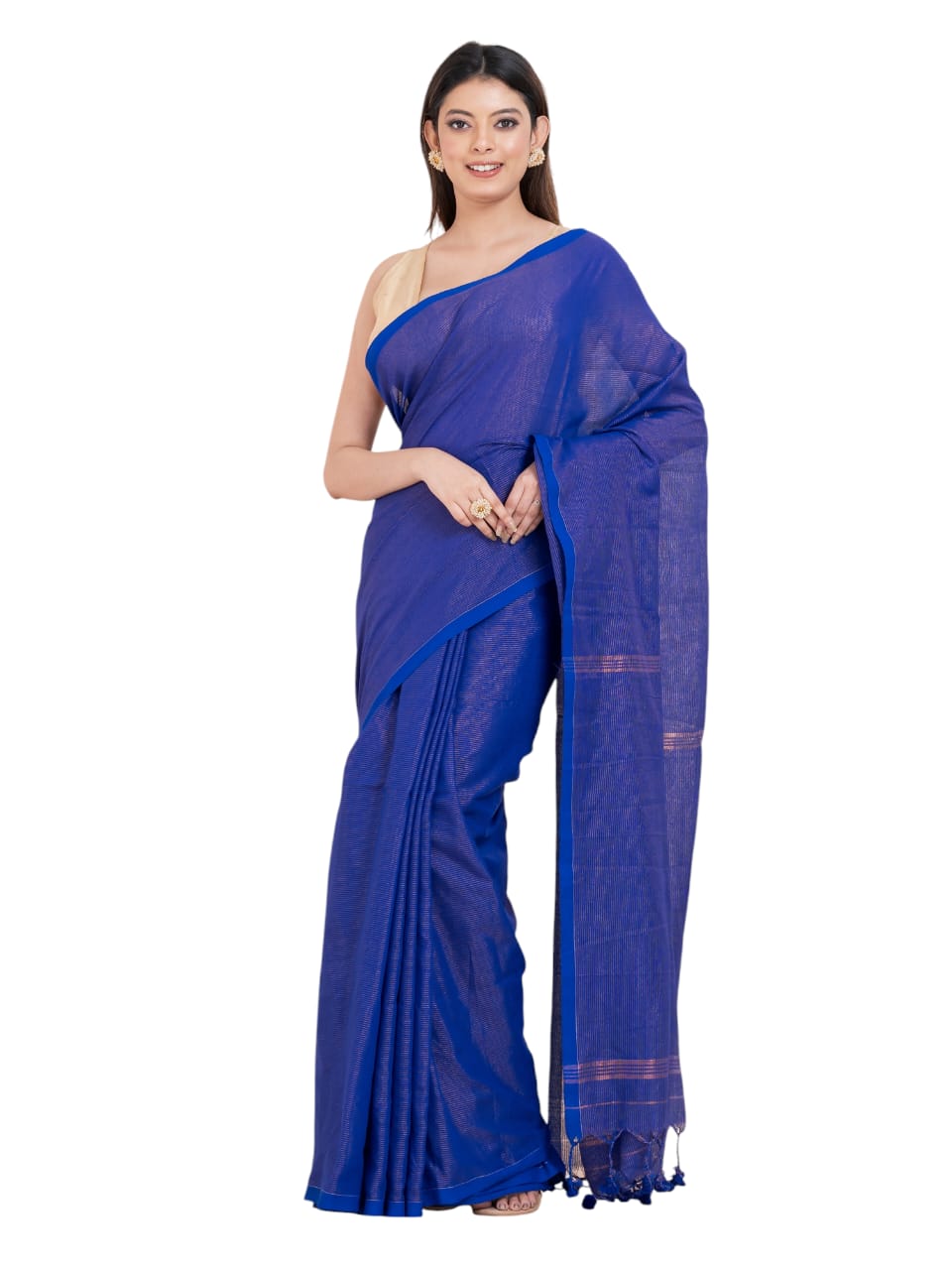 Cotton silk saree.